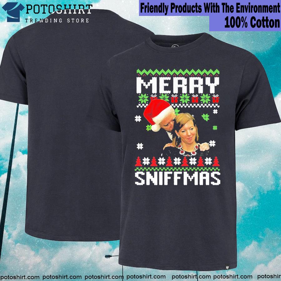 2022 Joe Biden Merry Sniffmas Ugly Christmas Sweater Shirt