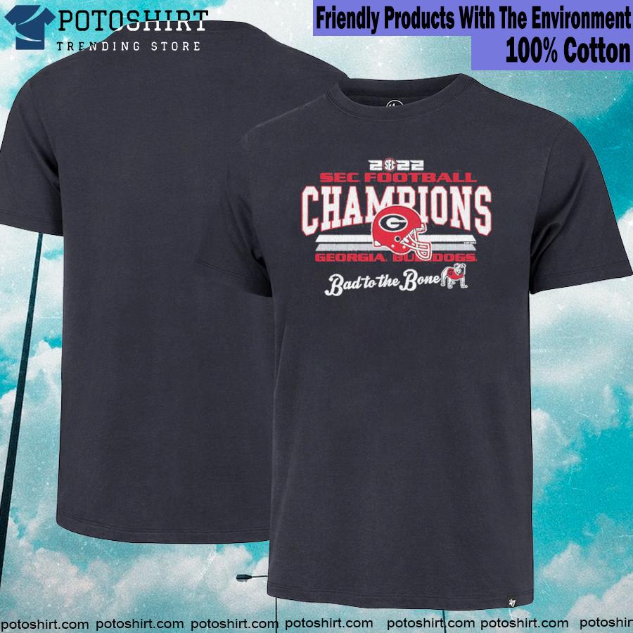 2022 SEC Conference Champions Stripes Georgia Bulldogs T-shirt