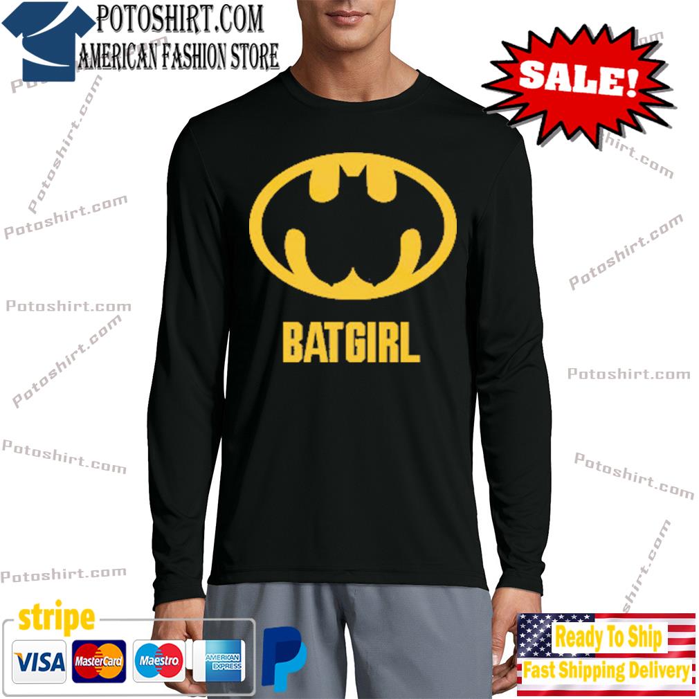 Batgirl batman boob logo shirt, hoodie, sweater, long sleeve and tank top