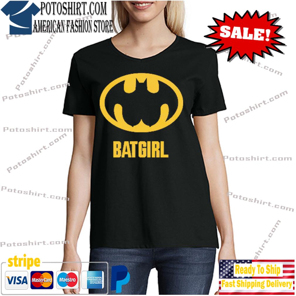 Batgirl batman boob logo shirt, hoodie, sweater, long sleeve and tank top