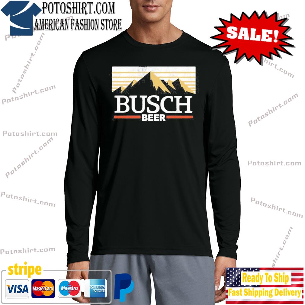 Busch retro mountain busch beer mountain new top s longsleeve