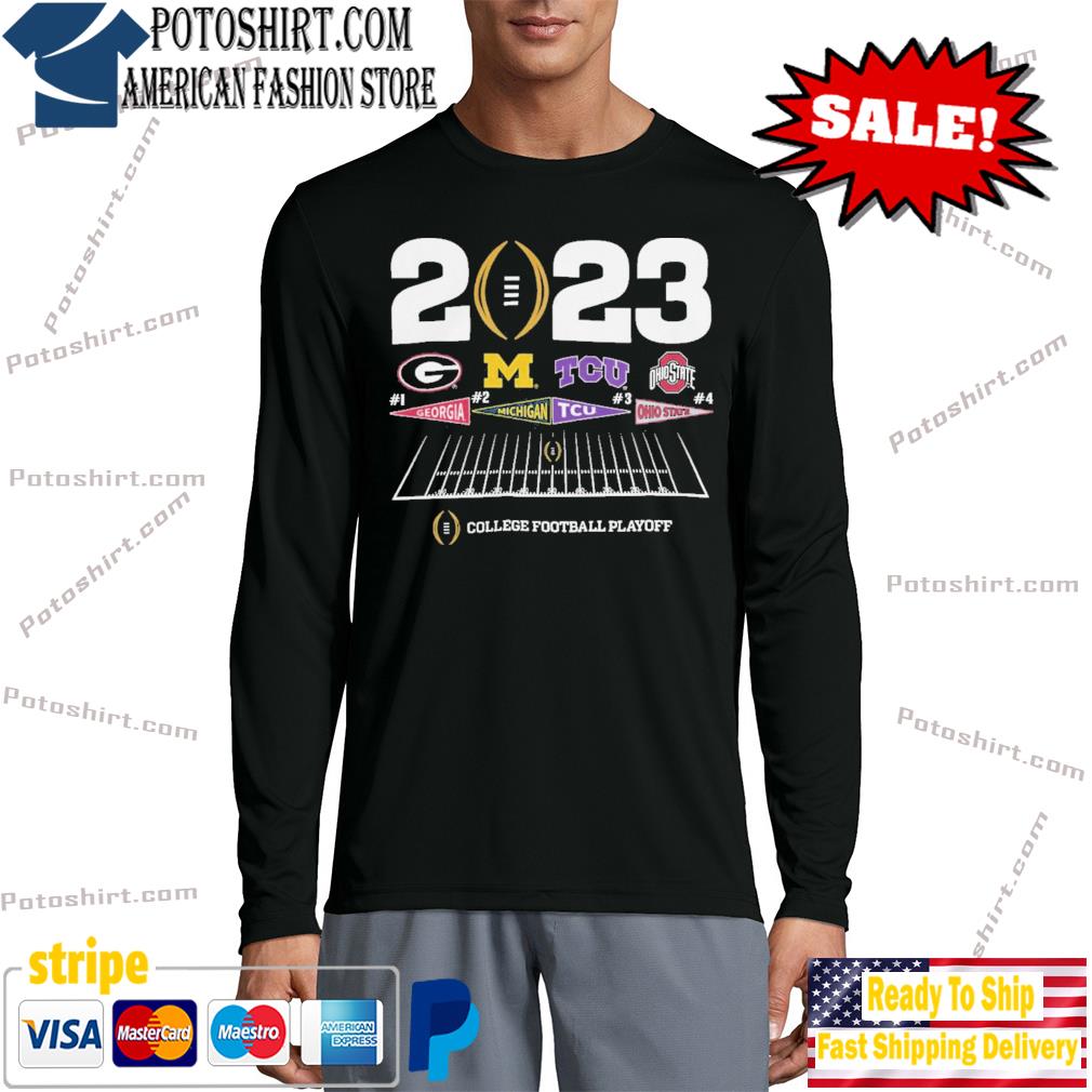 College Football Playoffs 4 Team Shirt, hoodie, sweater, long sleeve and  tank top