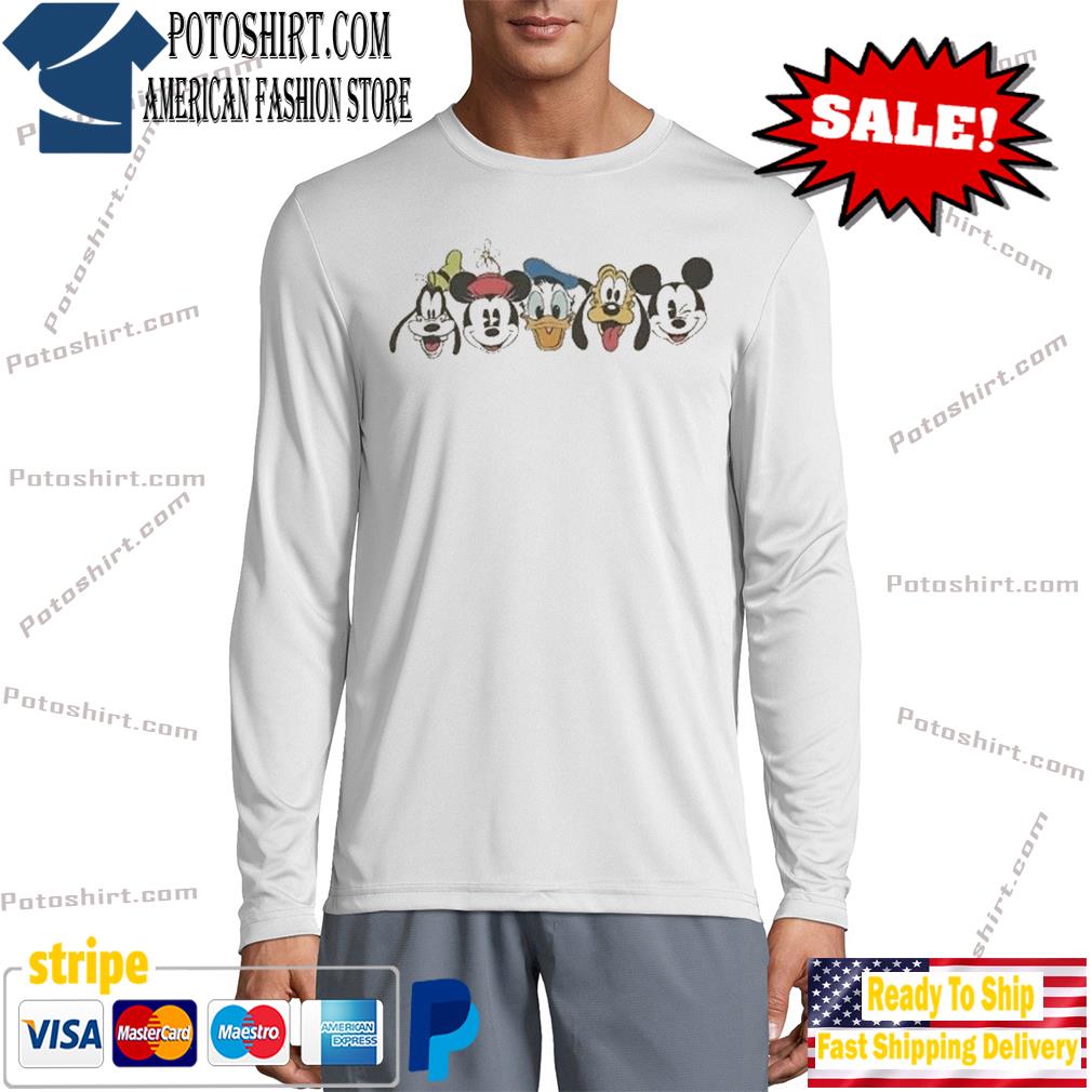 Disney World Epcot Mickey and Friends T-Shirt long slevee