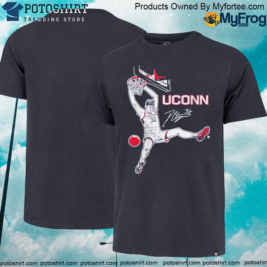 Donovan clingan signature slam uconn basketball shirt