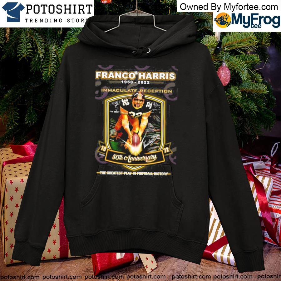 Franco Harris 50th anniversary of the Immaculate Reception shirt