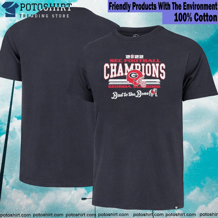 Georgia Bulldogs 2022 SEC Conference Champions Stripes T-shirt