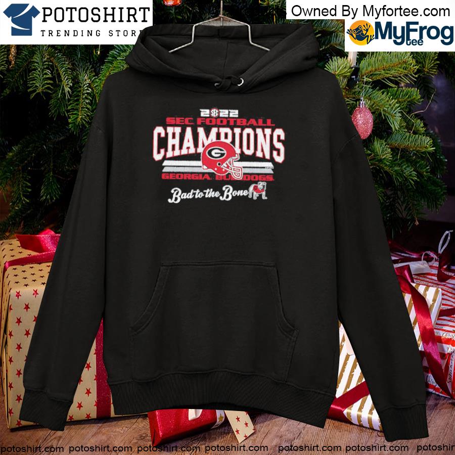 Georgia Bulldogs 2022 SEC Football Conference Champions Stripes T-s hoodie