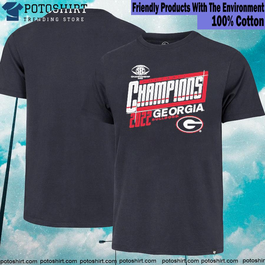 Georgia Bulldogs Blue 84 2022 SEC Football Conference Champions Locker Room T-Shirt