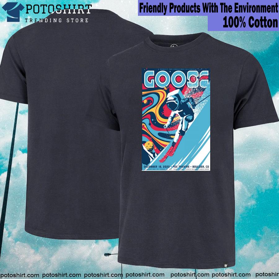Goosemas Celebrating 20 Years Of Art That Feeds, Dec 18th 2022, Fox Theater Boulder shirt