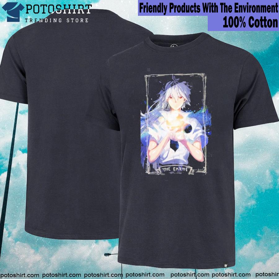 Kaworu nagisa neon genesis evangelion graphic shirt