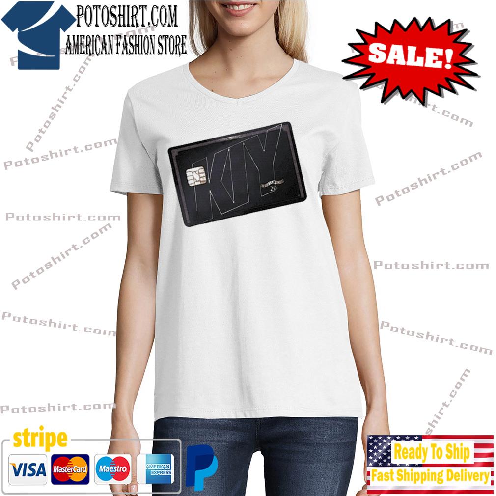 KIY STUDIOS BLACK CARD BLACK T-SHIRT Tshirt woman