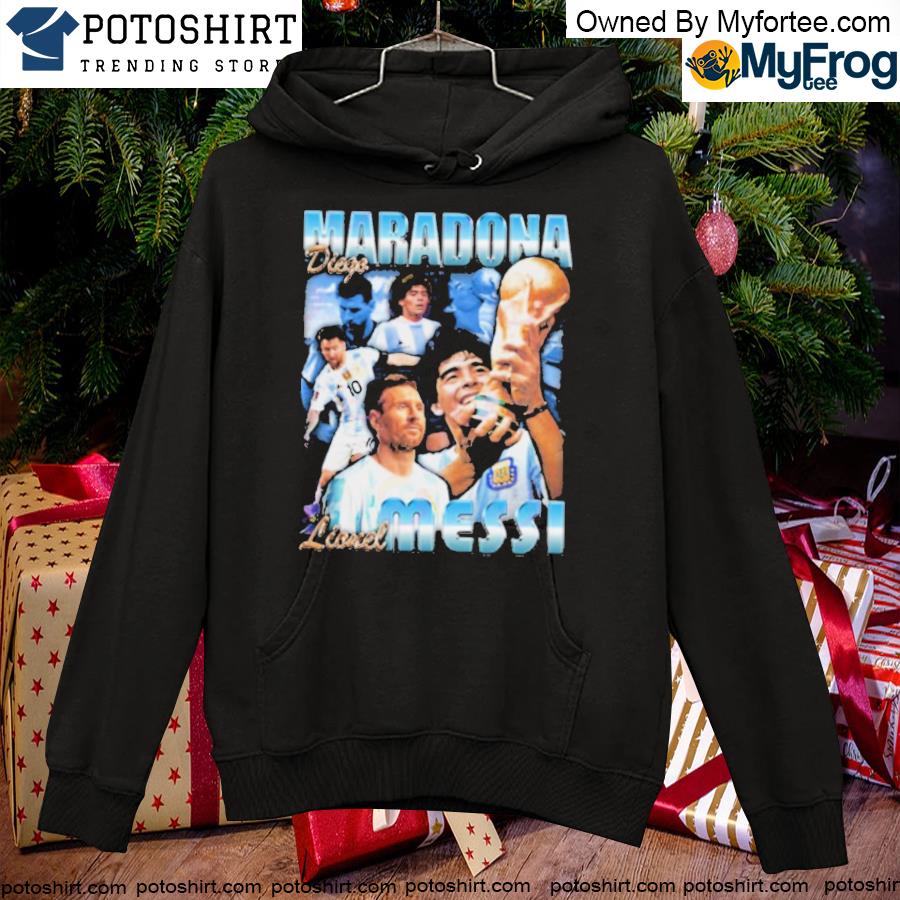 MessI maradona vintage bootleg style T-shirt, hoodie, sweater, long sleeve  and tank top