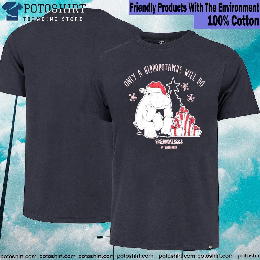 New 2022 fiona Hippopotamus Christmas Shirt