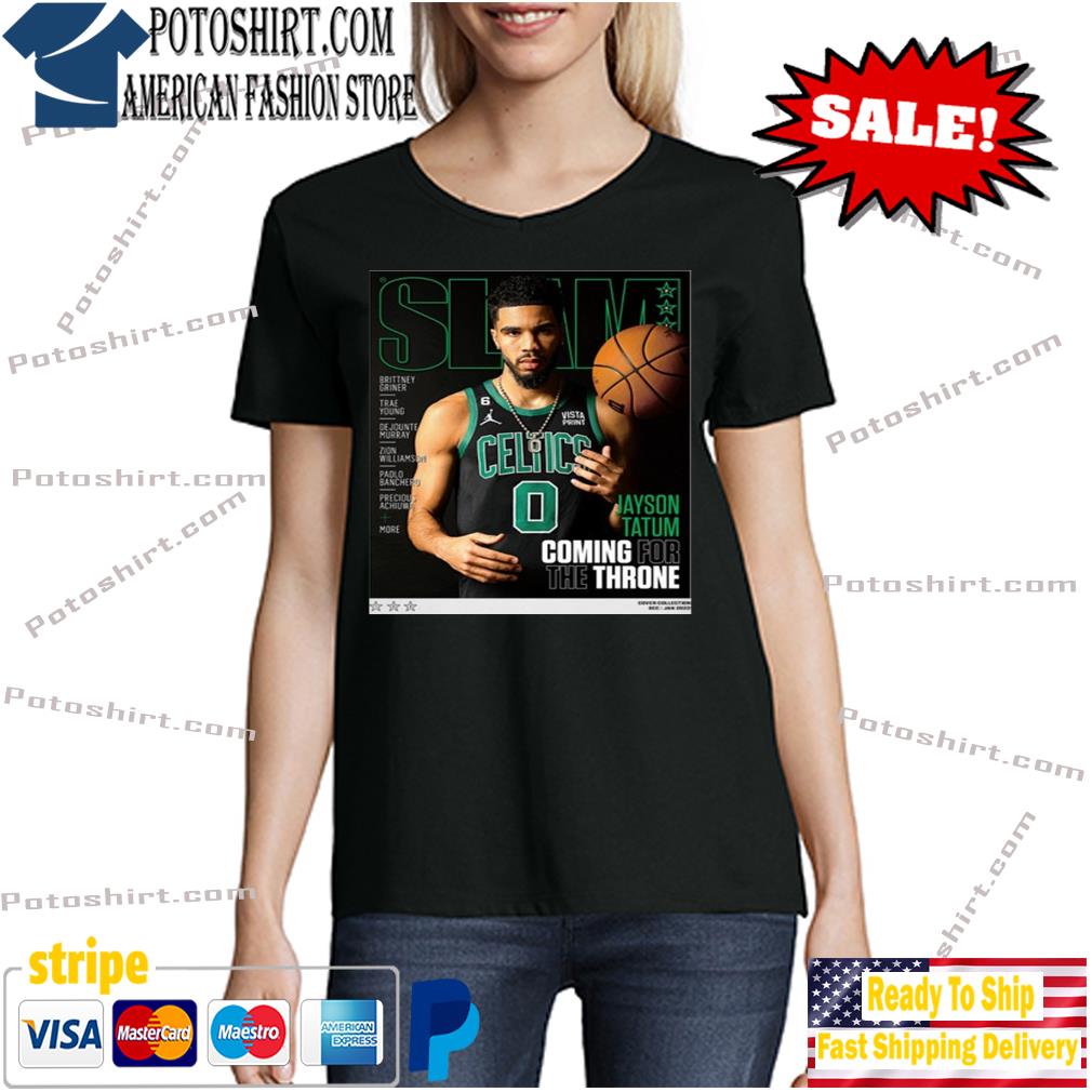 Slam Cover Tee Shirt Boston Celtics Jayson Tatum