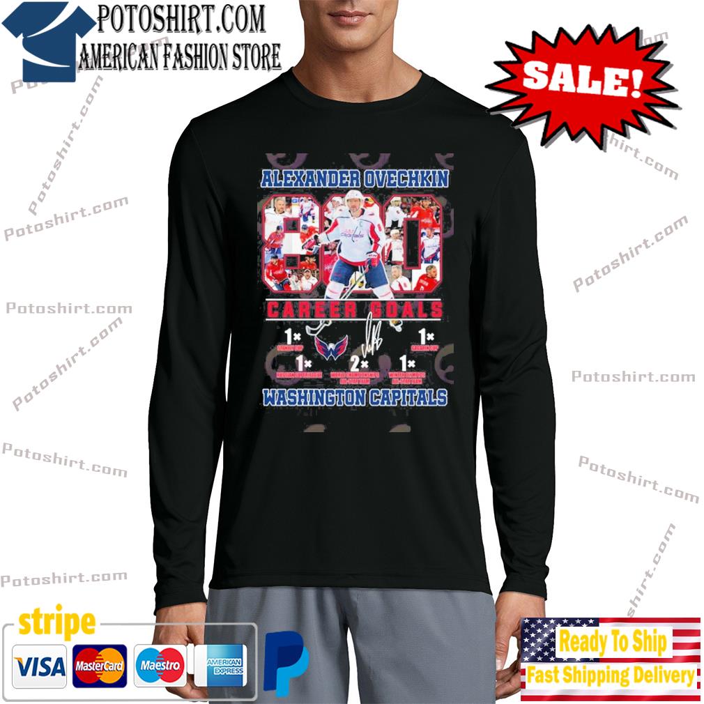 Alex Ovechkin Career Goals Washington Capitals T Shirt