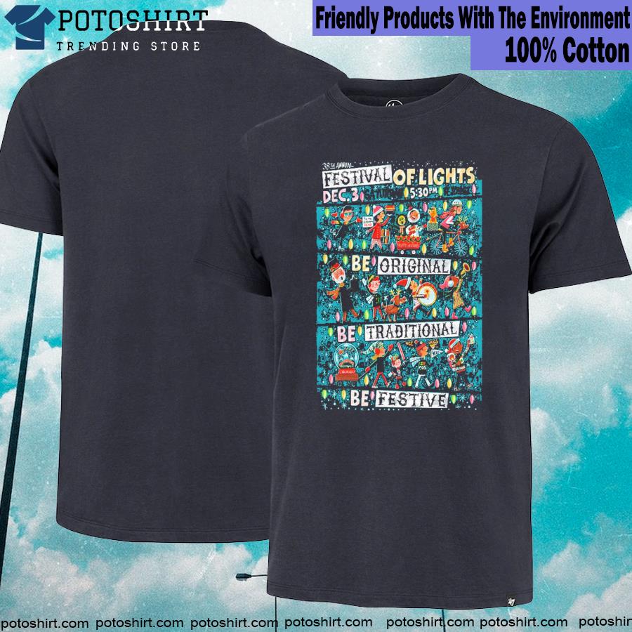 Official 38th annual festival of lights dec 3 Colorado poster shirt