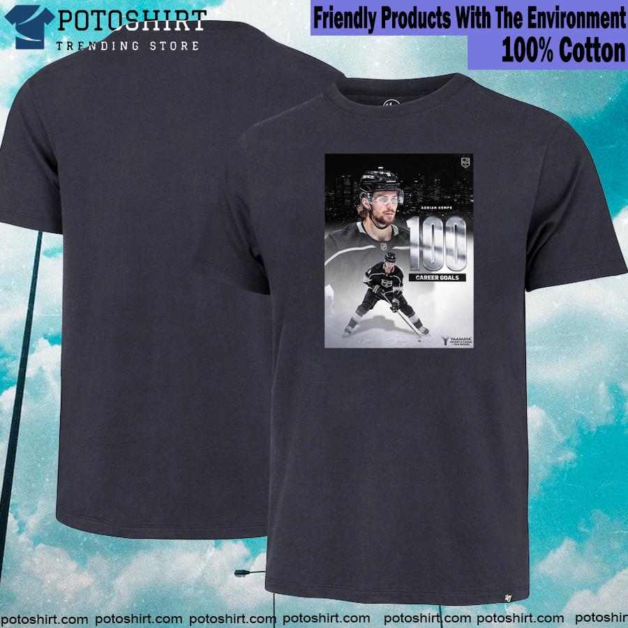 Official adrian Kempe 100 Career Goals Los Angeles Kings NHL shirt