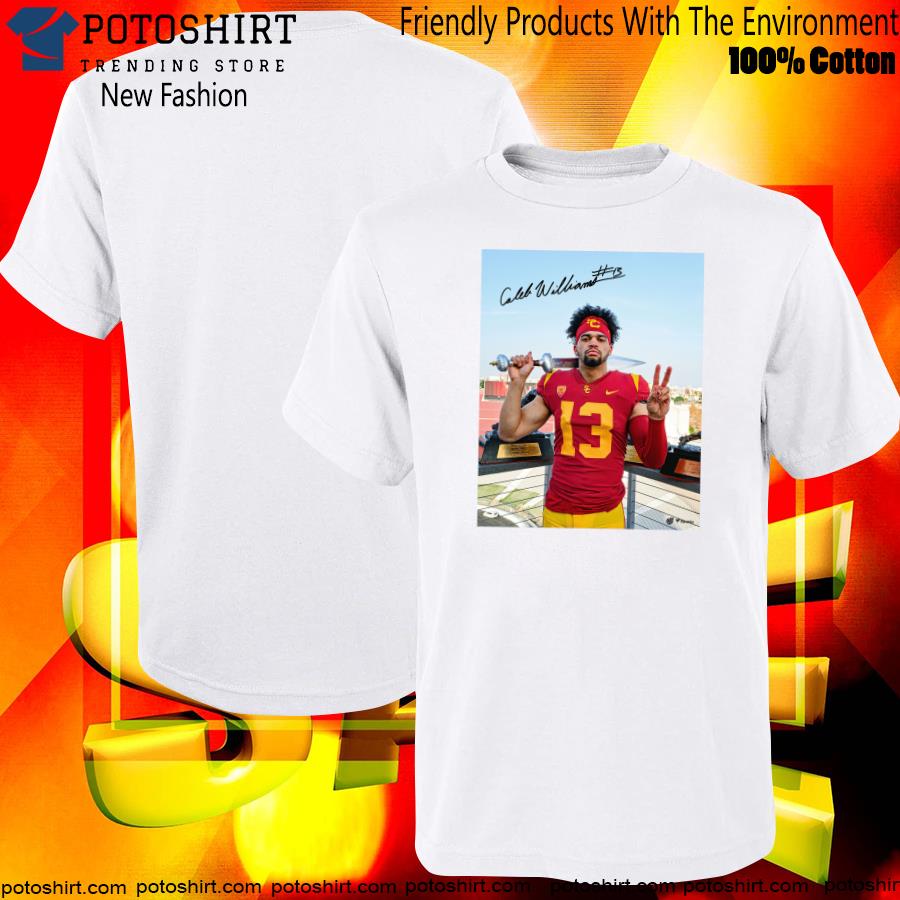 Official caleb williams usc trojans autographed shirt