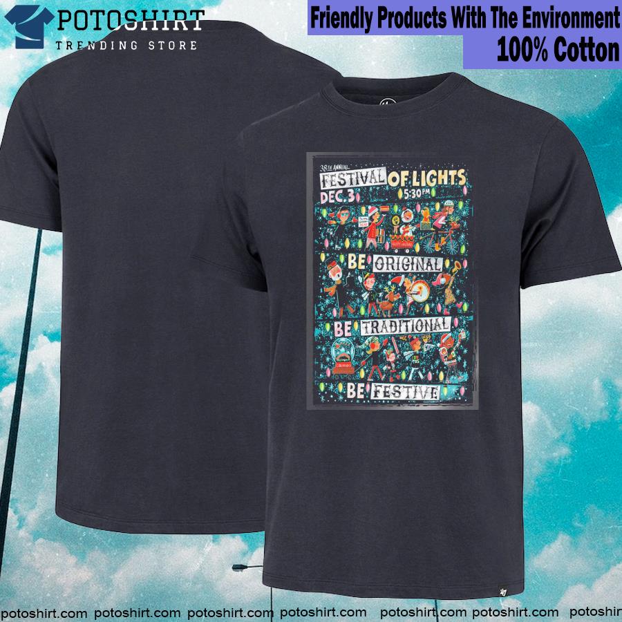 Official festival of lights Colorado dec 3rd 2022 38th annual festival of lights shirt