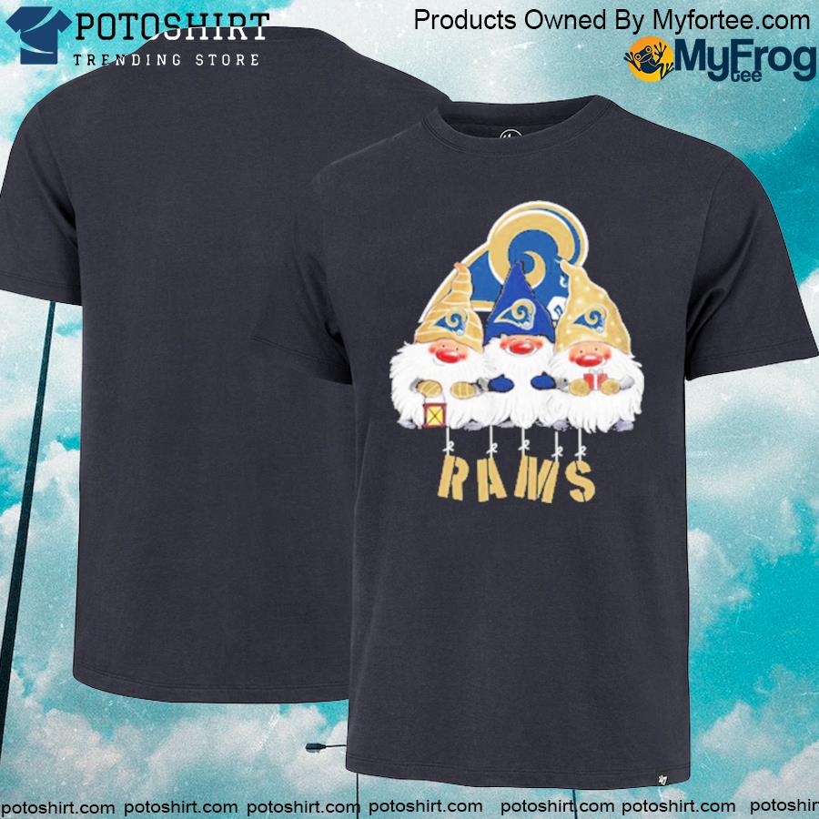 Official gnomies Los Angeles Rams Christmas T-Shirt