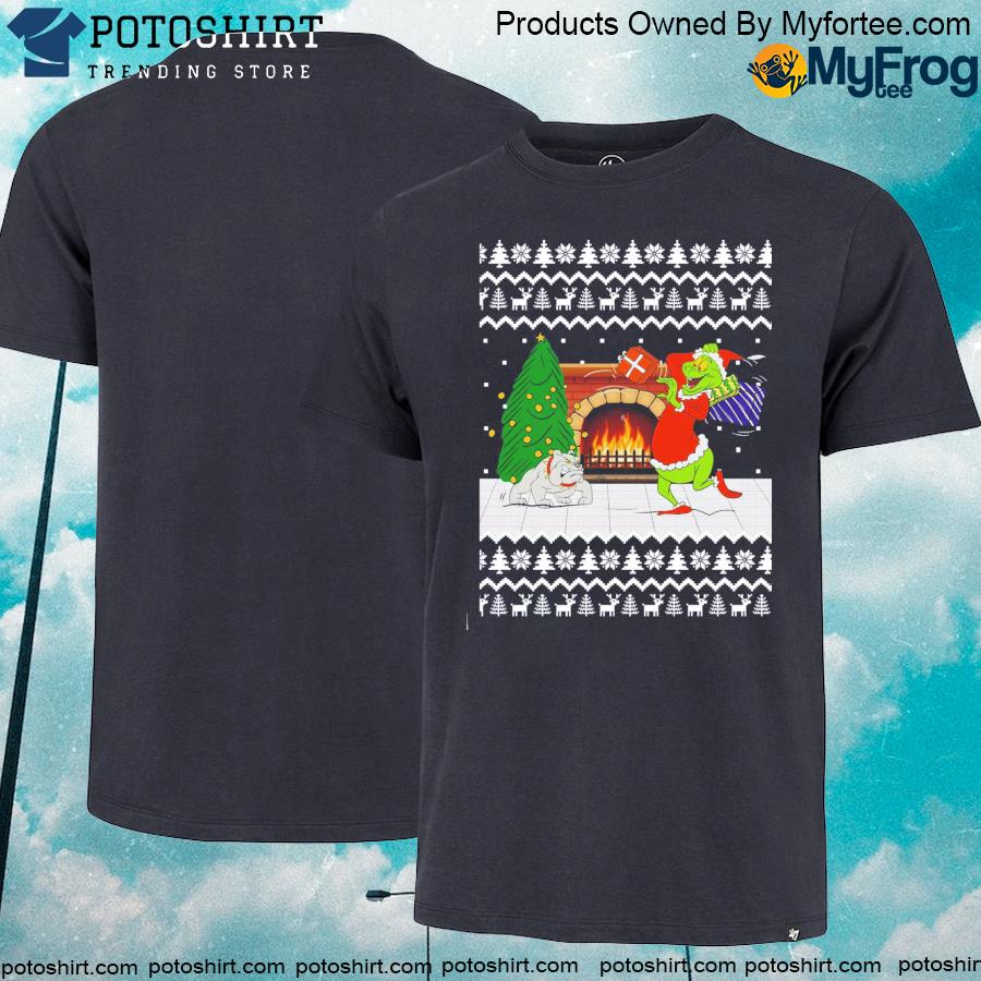 Official grinch Stole From Bulldog Ugly Sweater