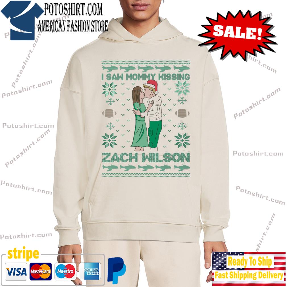 Official I saw mommy kissing Zach Wilson ugly Christmas 2022 T