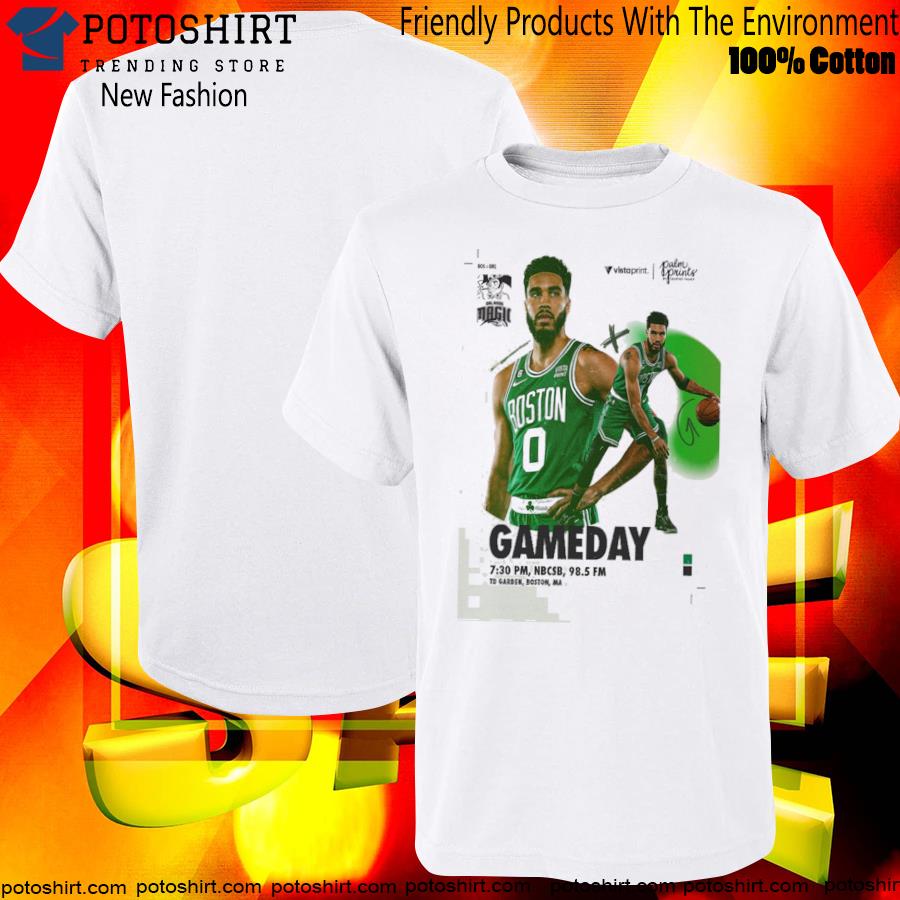 Official magic vs. celtics dec 16 2022 portrait poster T-shirt