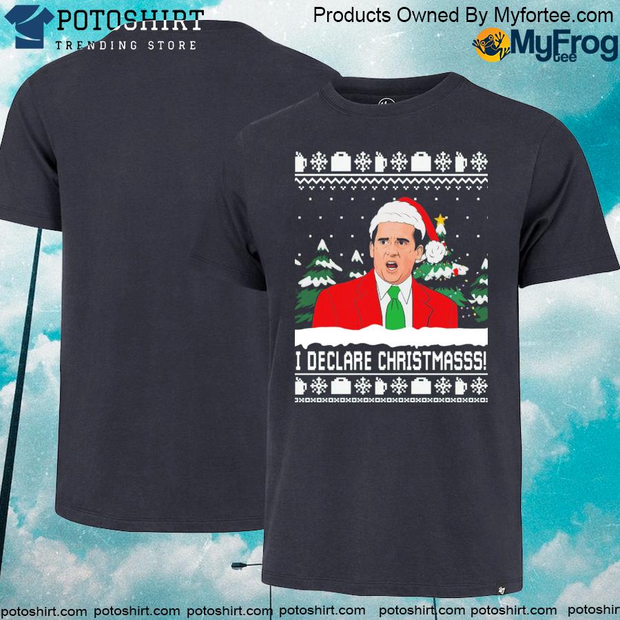 Official michael scott I declare the office Ugly Christmas sweater