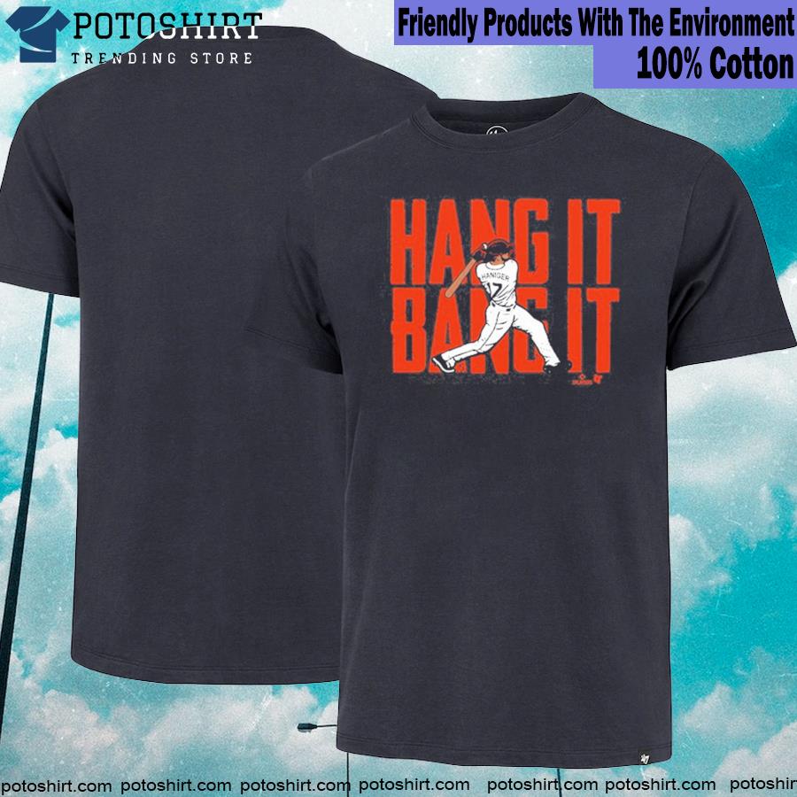 Official mitch Haniger Hang It Bang It Shirt, Mitch Haniger Bang It San Francisco T-Shirt