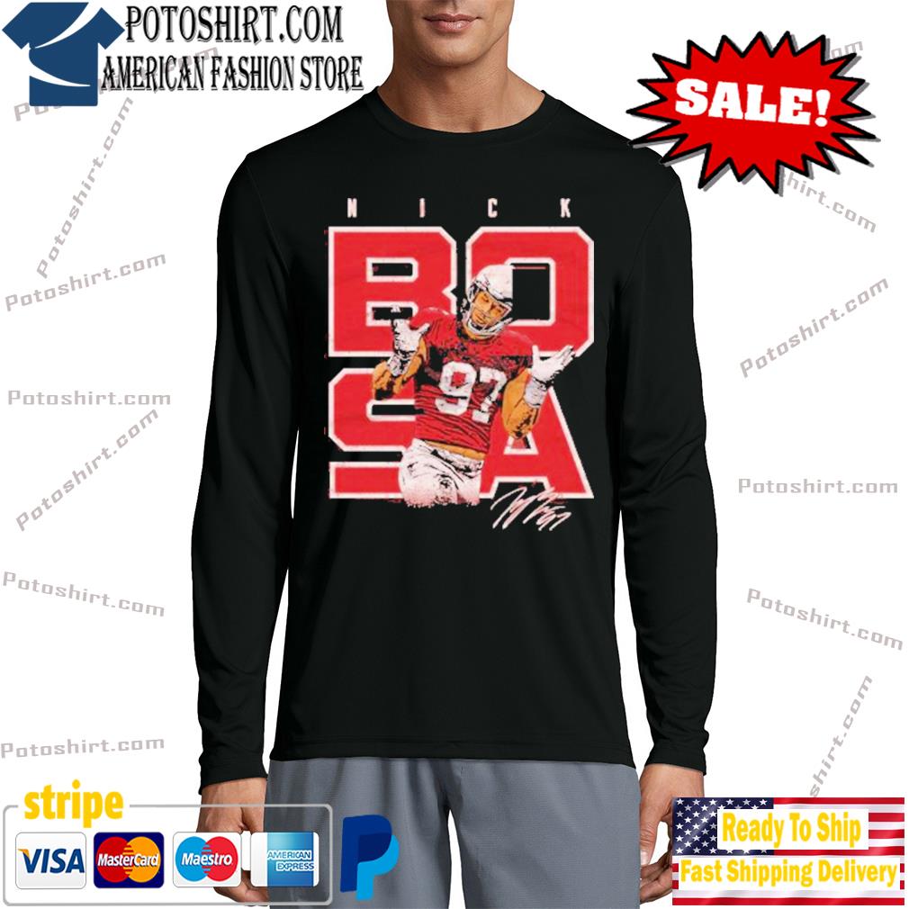 Official Nick bosa san francisco shrugs shirt, hoodie, sweater, long sleeve  and tank top