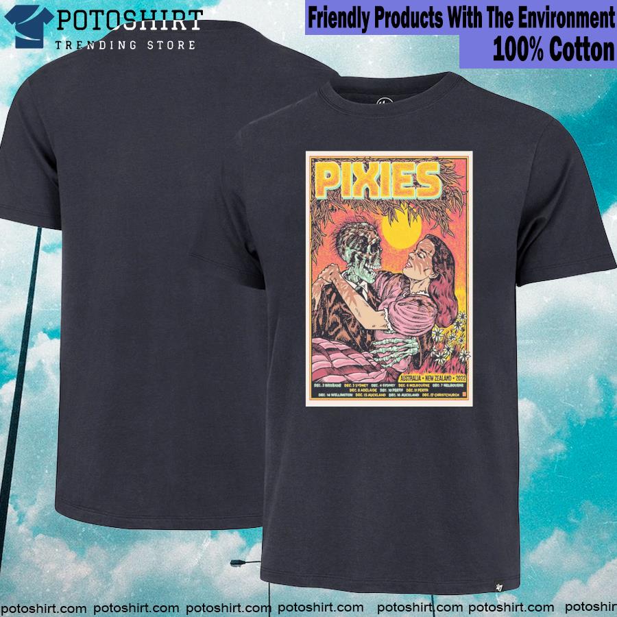 Official pixies our Australia and New zealand tour 2022 poster shirt