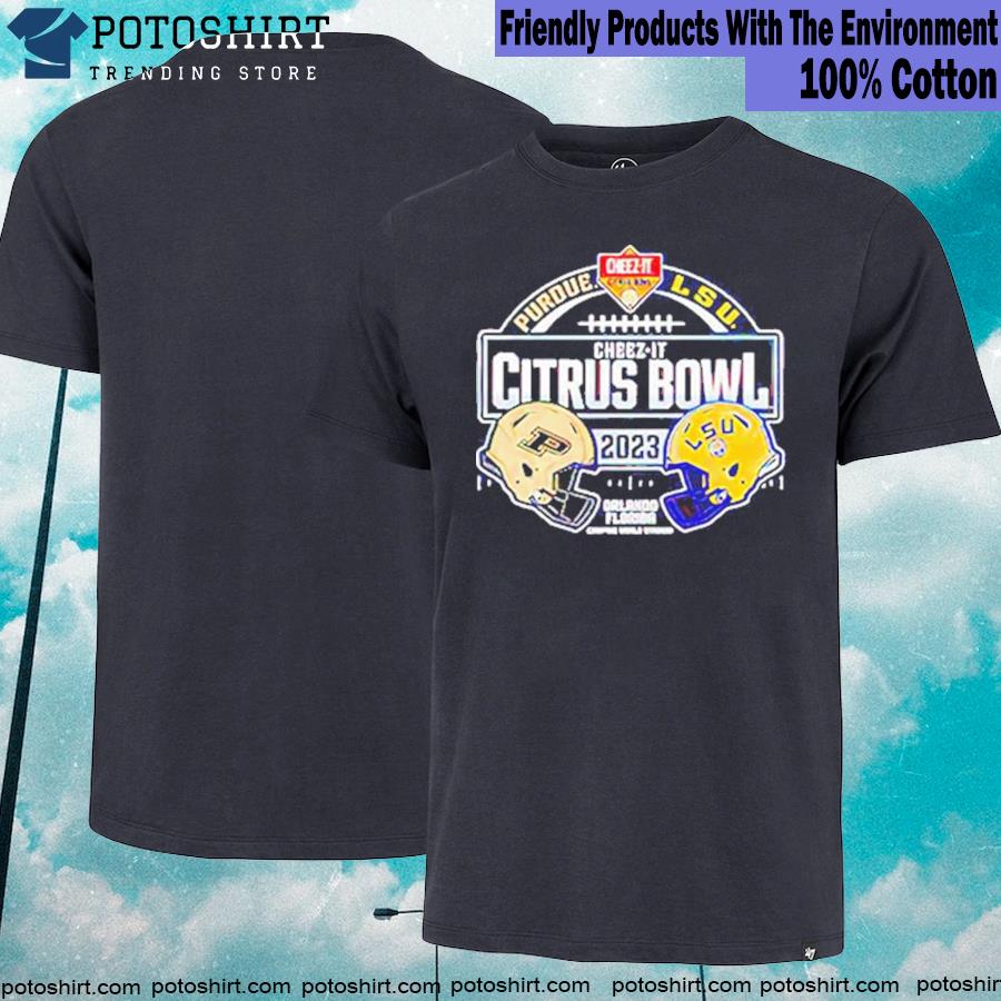 Official purdue vs lsu tiger purdue citrus bowl shirt