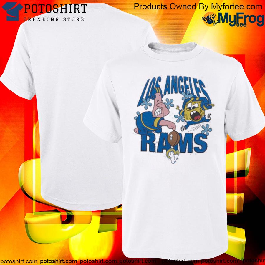 Official spongebob and patrick x LA rams shirt