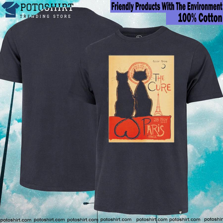 Official the cure paris cats T-shirt