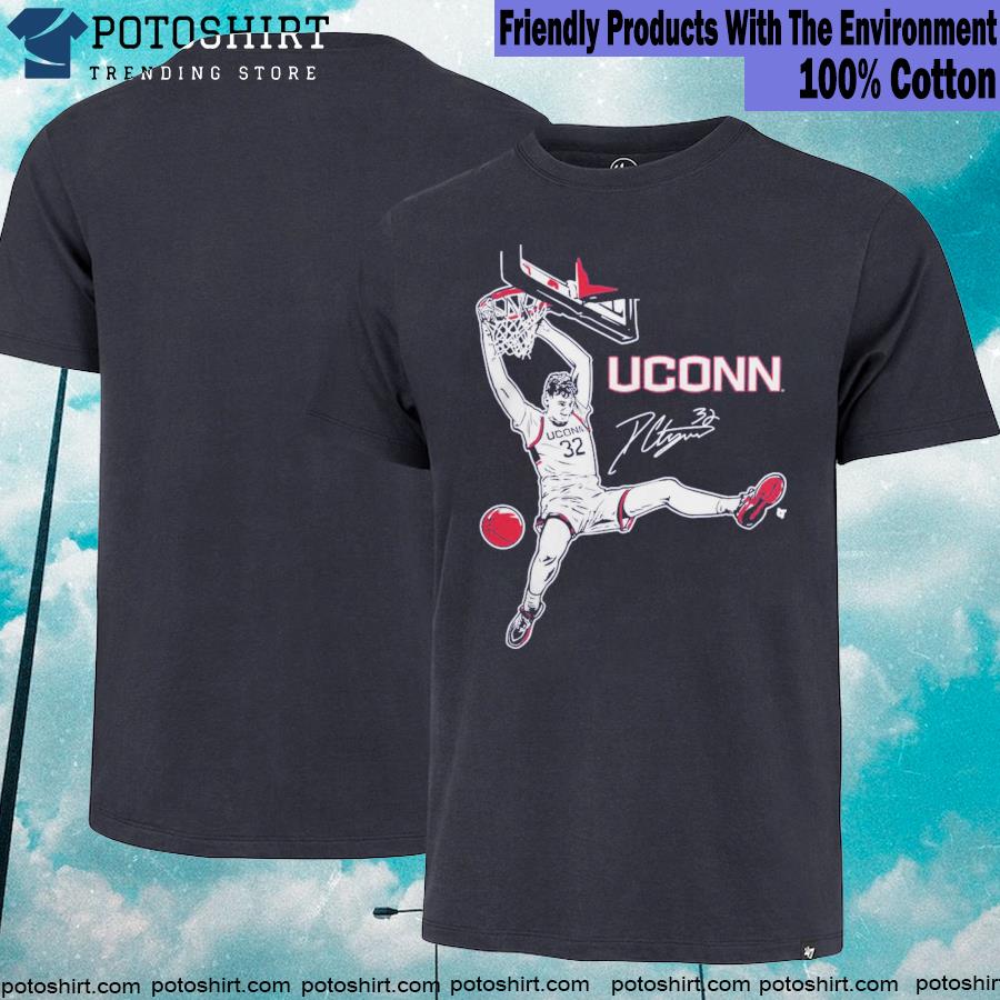 Official uConn Donovan Clingan Signature Slam Shirt