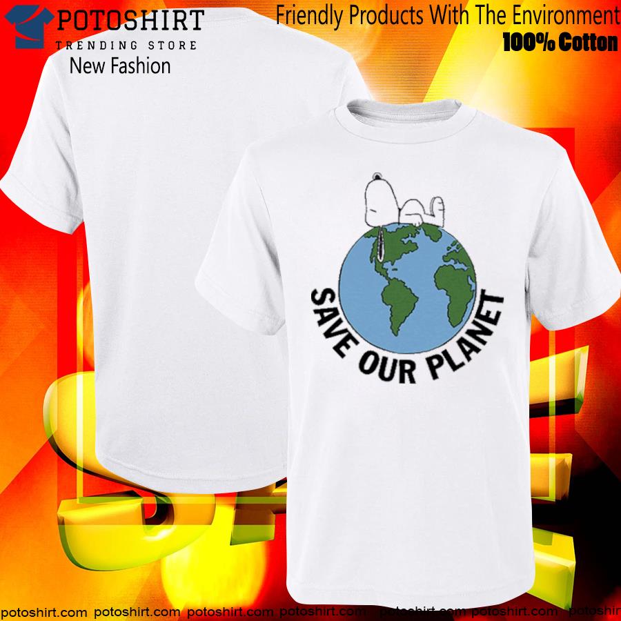 Official vintage Save Our Planet Snoopy T-Shirt