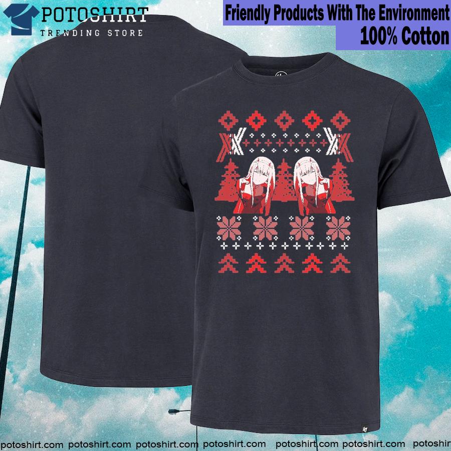 Official zero two Christmas darling in the franxx shirt