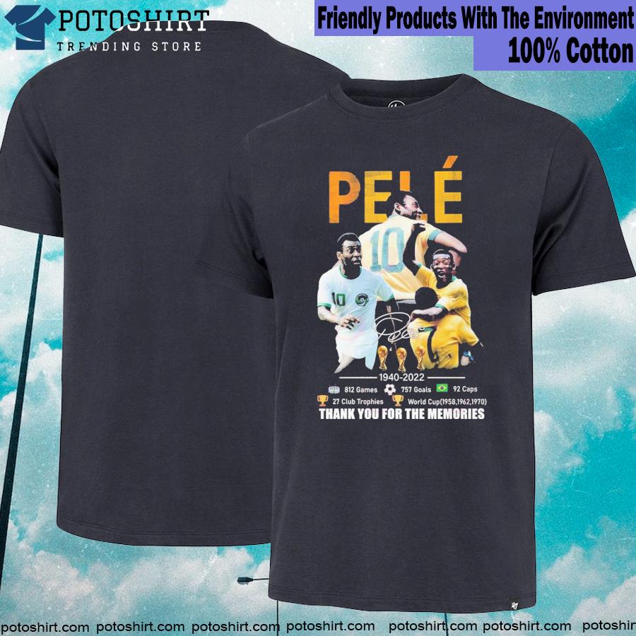 Pele 1940 – 2022 Thank You For The Memories T-Shirt