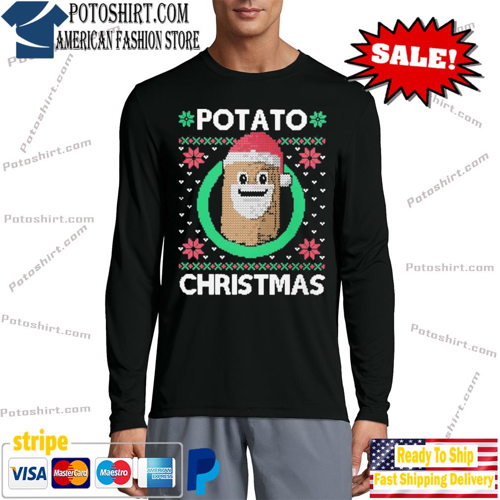 Potato potato Ugly Christmas sweater longsleeve