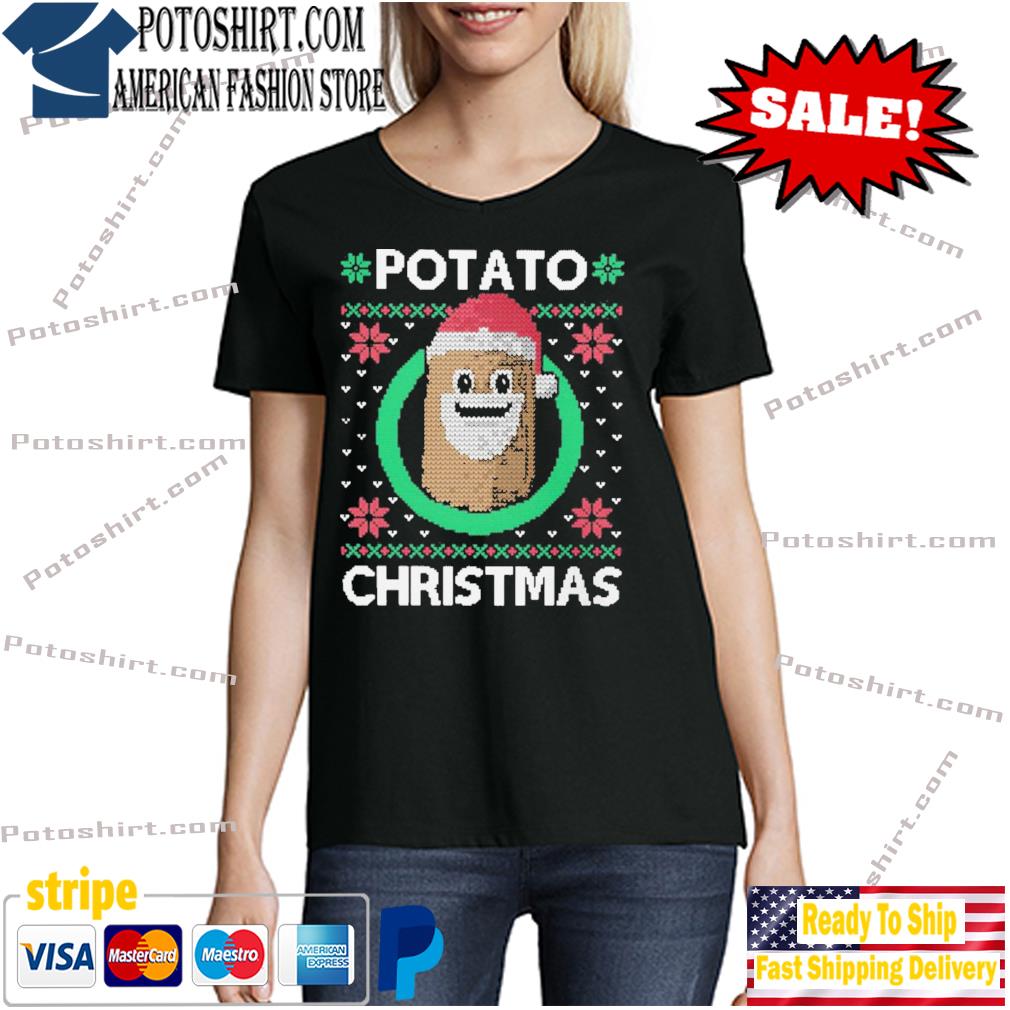 Potato potato Ugly Christmas sweater woman den