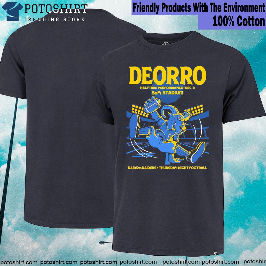 Rams vs raider 2022 deorro halftime performance shirt