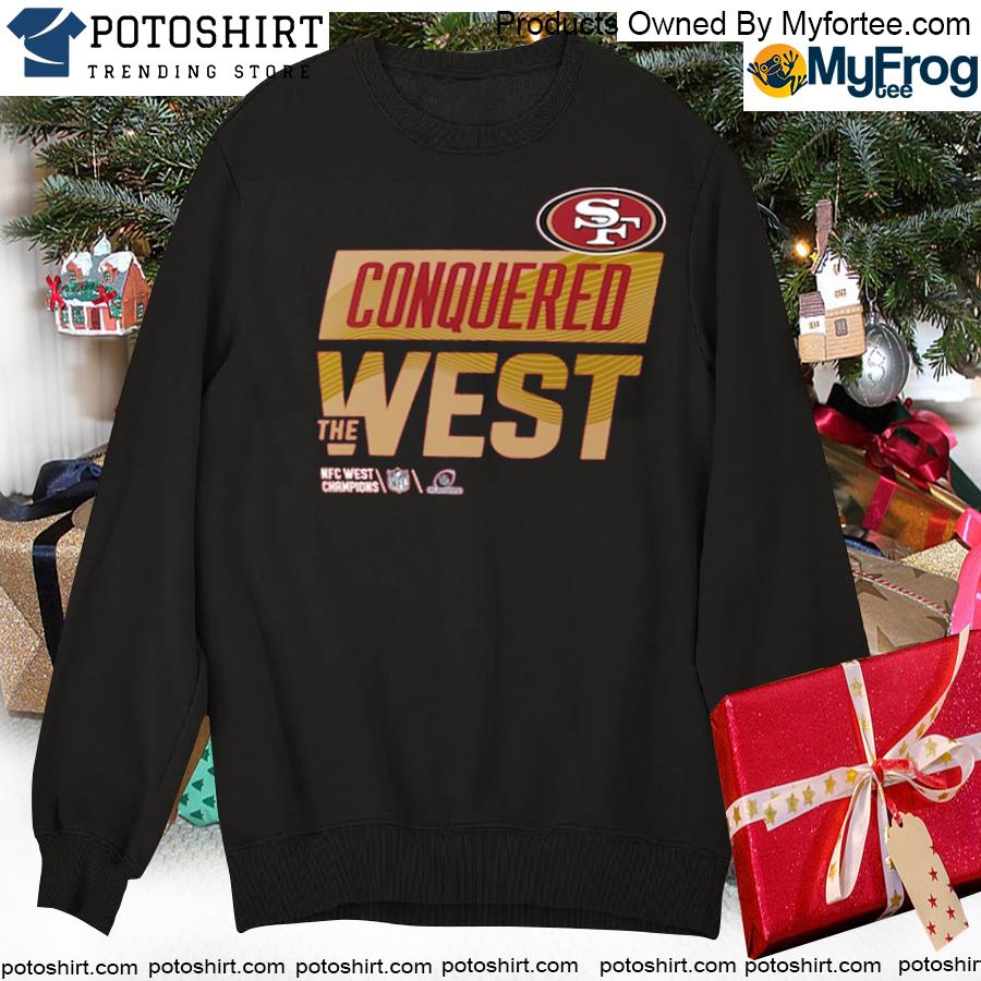 sf 49ers conquered west 2022 nfc west champions shirt, Custom prints store