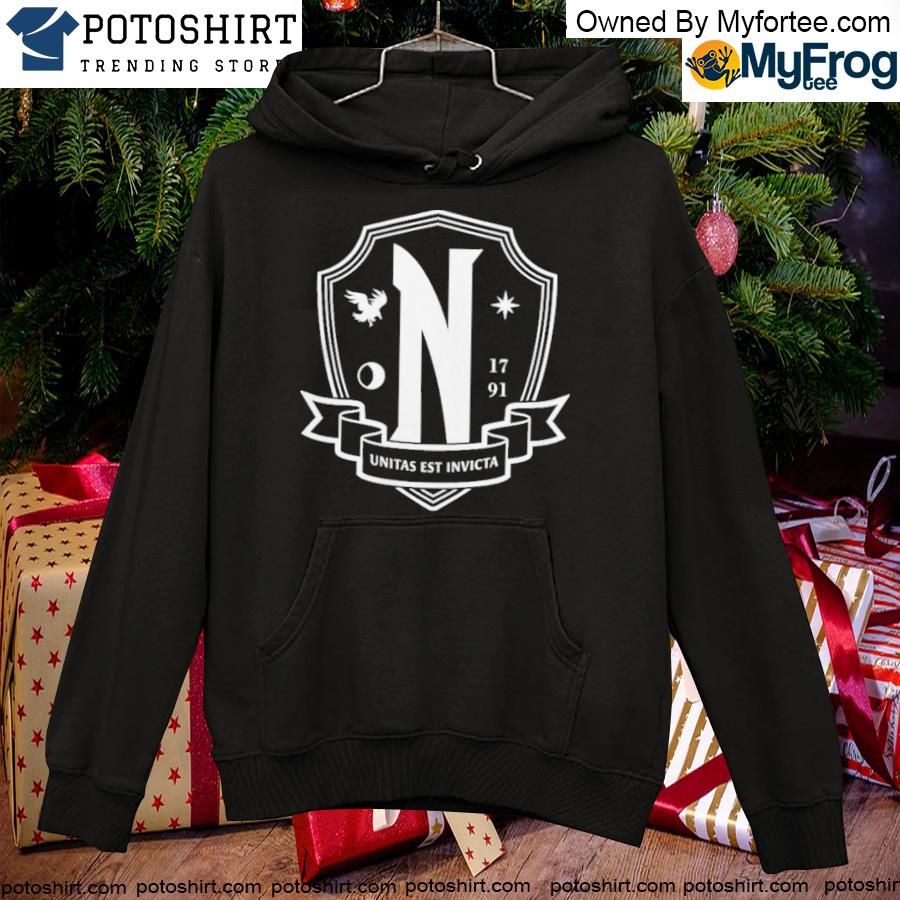 Nevermore Academy Unitas est Invicta shirt, hoodie, sweater, long sleeve  and tank top