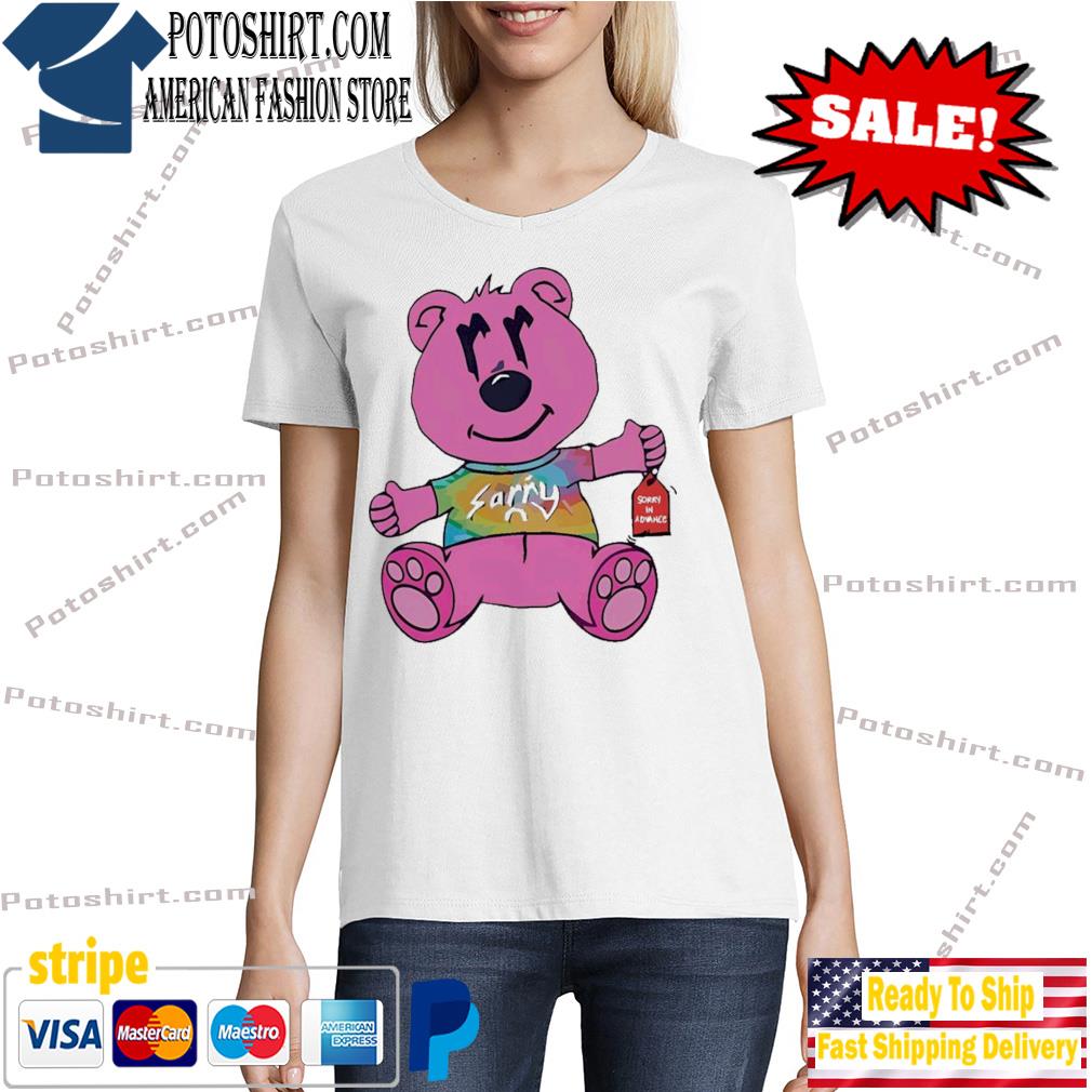 Kansas city chiefs Pink bear sorry in advance Joe burrow 2023 shirt,  hoodie, sweater, long sleeve and tank top