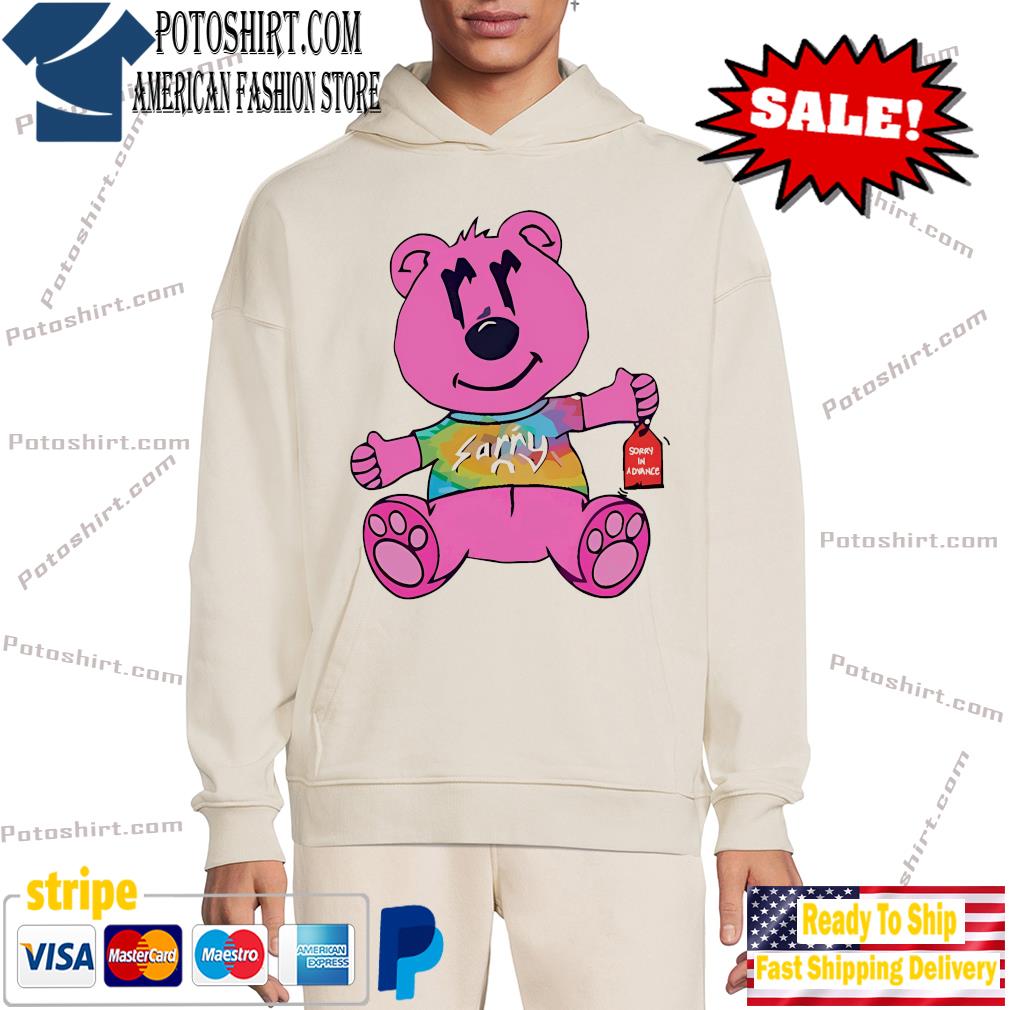 2023 joey burrow sorry pink bear hoodies hôdie trang