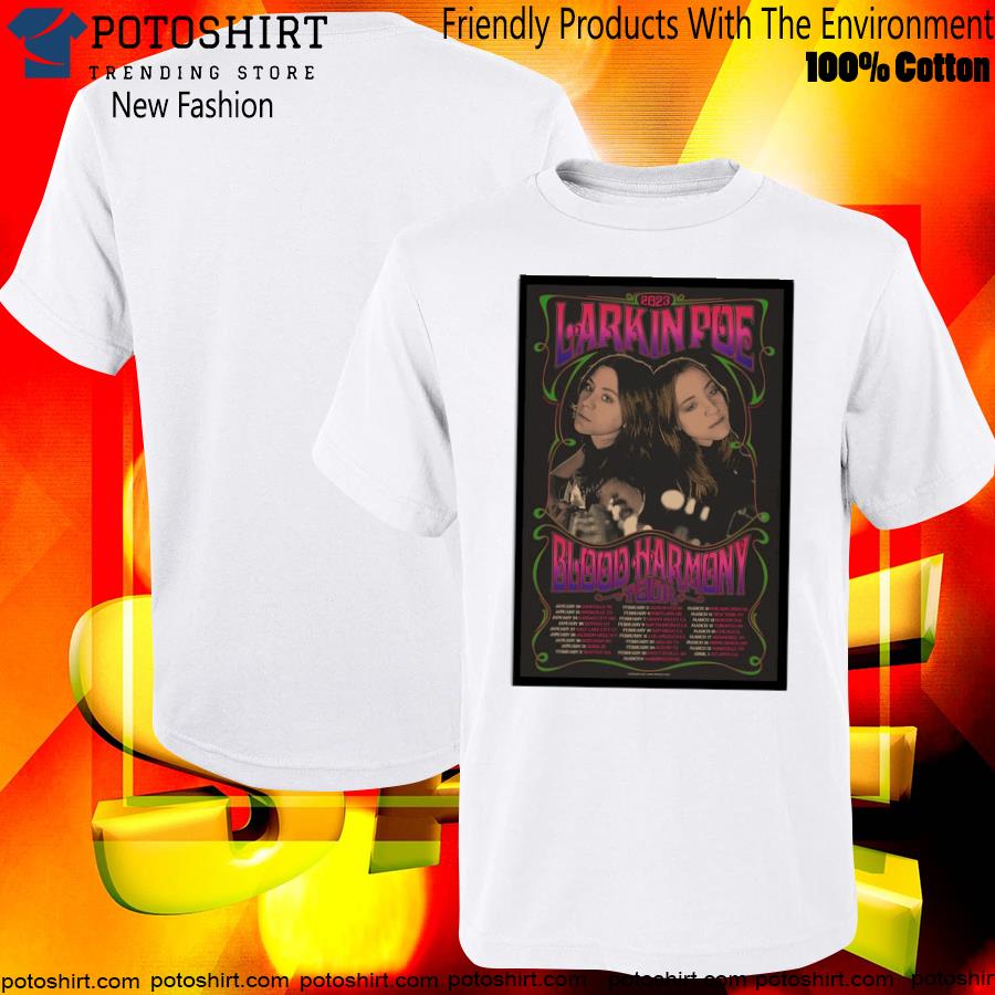 2023 larkin poe blood harmony tour poster shirt