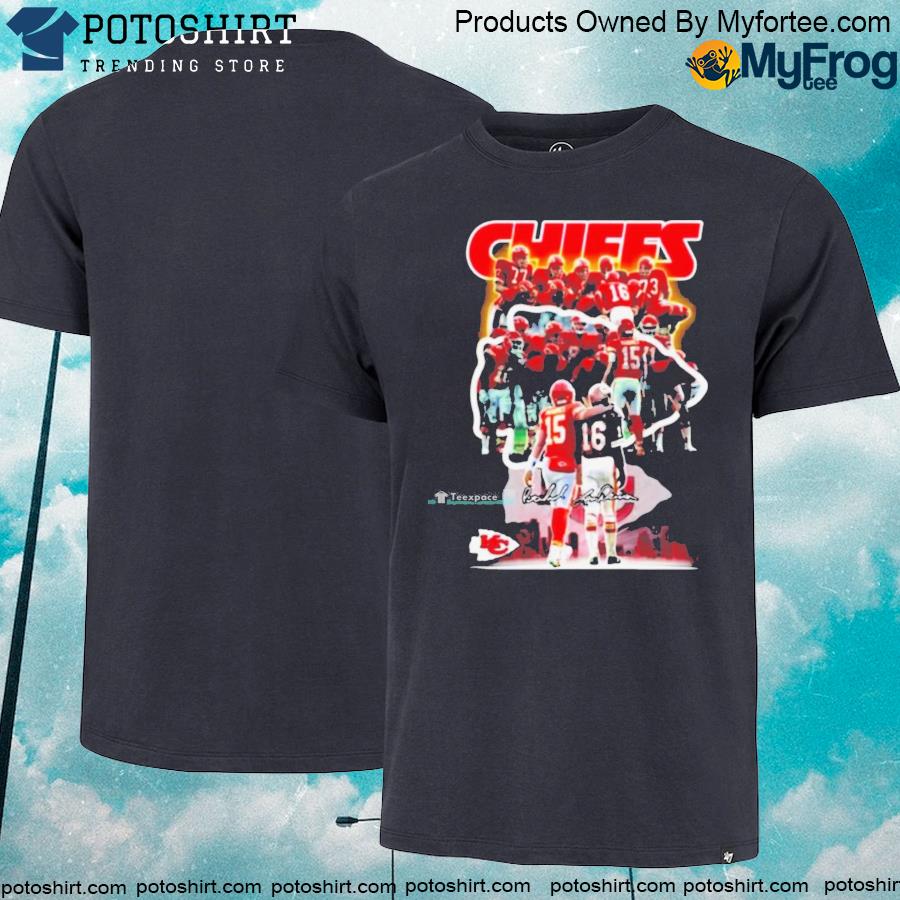 2023 team Players City Signatures Champions 2022 Chiefs Shirt