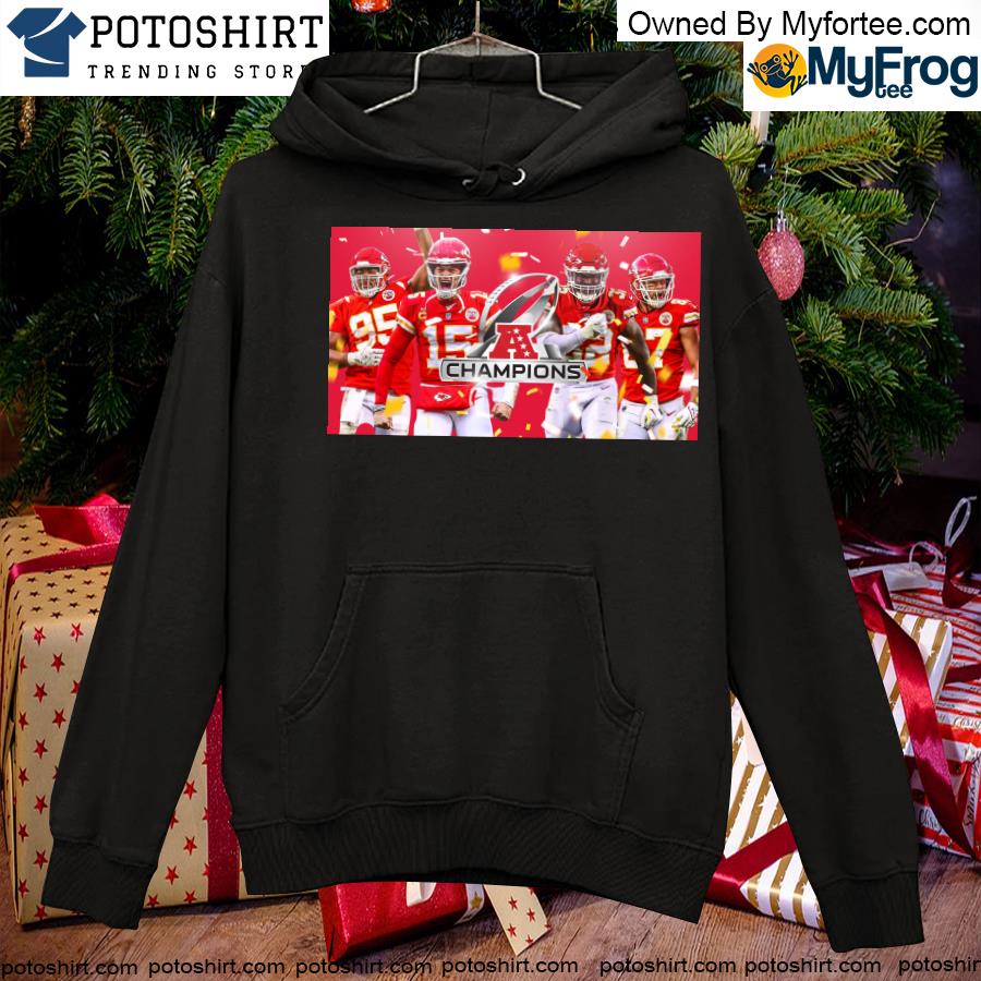 2023 the Kanssas city Chiefs AFC champions supper bowl 2023 T-s hoodie