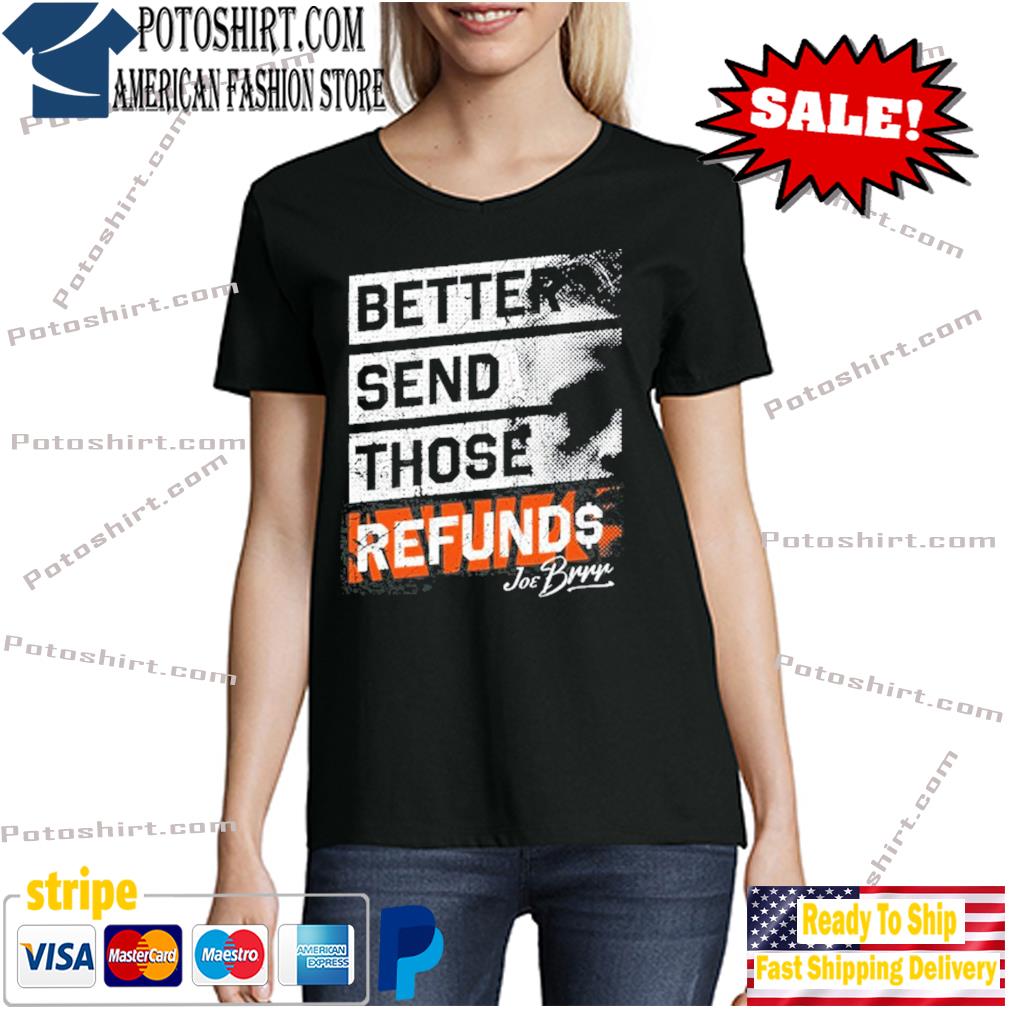 'Better send those refunds' Cincy Shirts jumps on Burrow quip with new s woman den