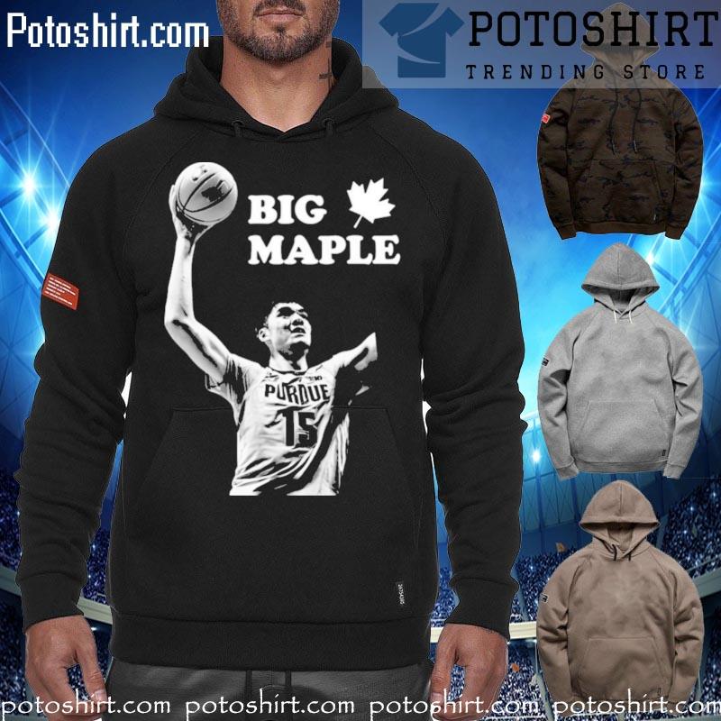 Big maple Canada zach edey purdue T-s hoodiess